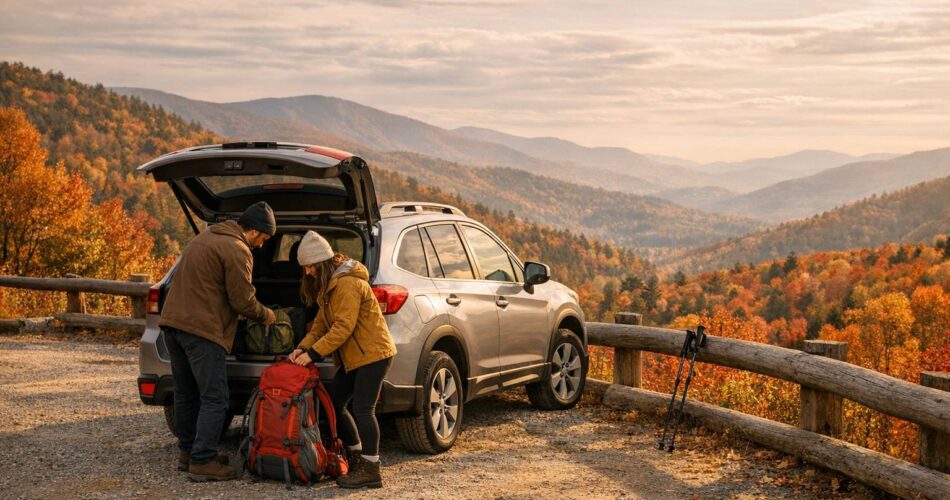 Escapadas de aventura en otoño: senderismo, fotografía y viajes en coche