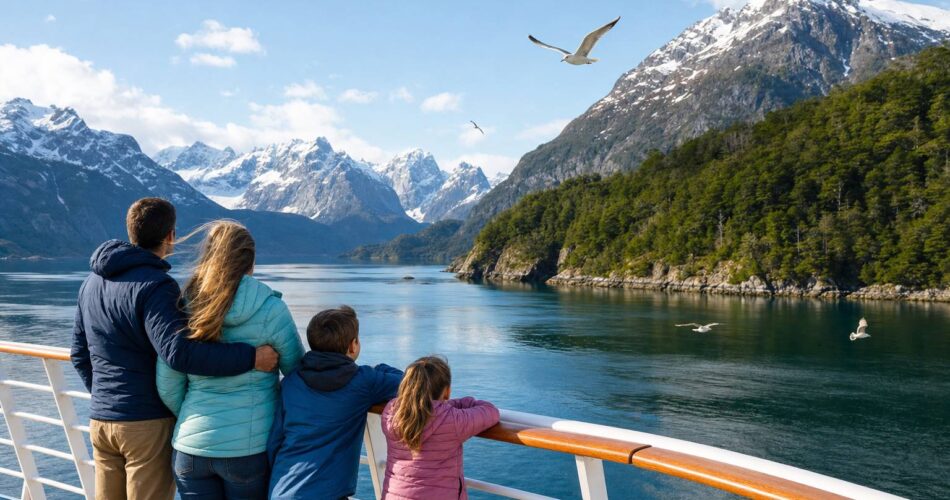 Mejores destinos de crucero desde Chile para familias amantes de la naturaleza
